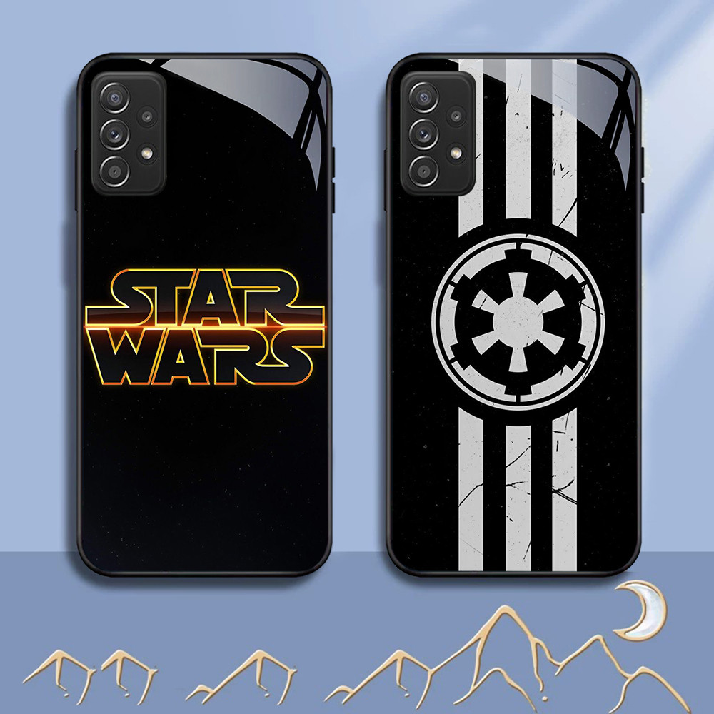 NC-77 S-STARWARS Kaca Glass Case Untuk Samsung A52 A13 A33 A32 A72 A23 A53 A73 A52S
