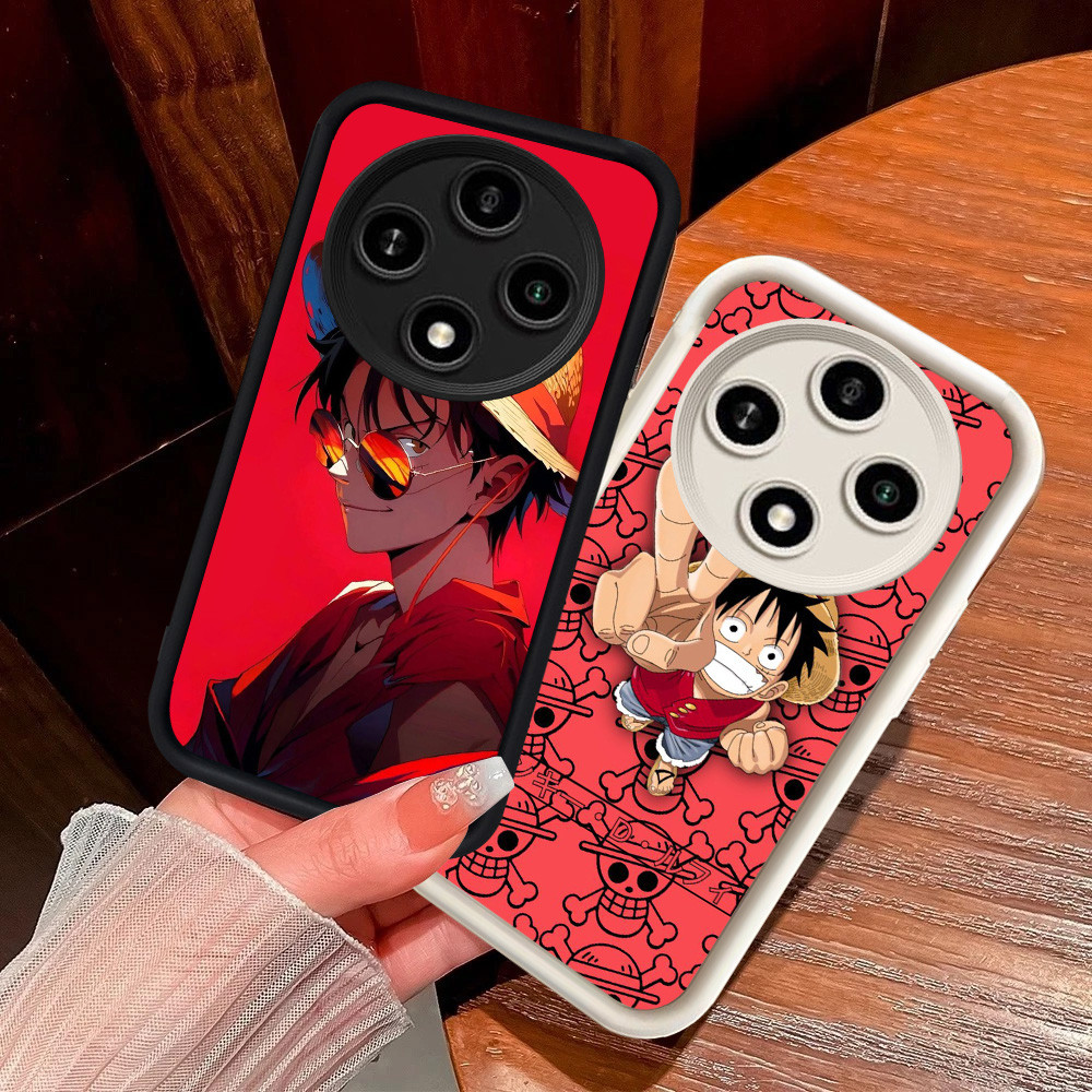 Hitam dan Putih silikon lembut Casing untuk Xiaomi Redmi POCO NFC C75 A3X 14C A3 X3 C61 Pro Z-101 Mo