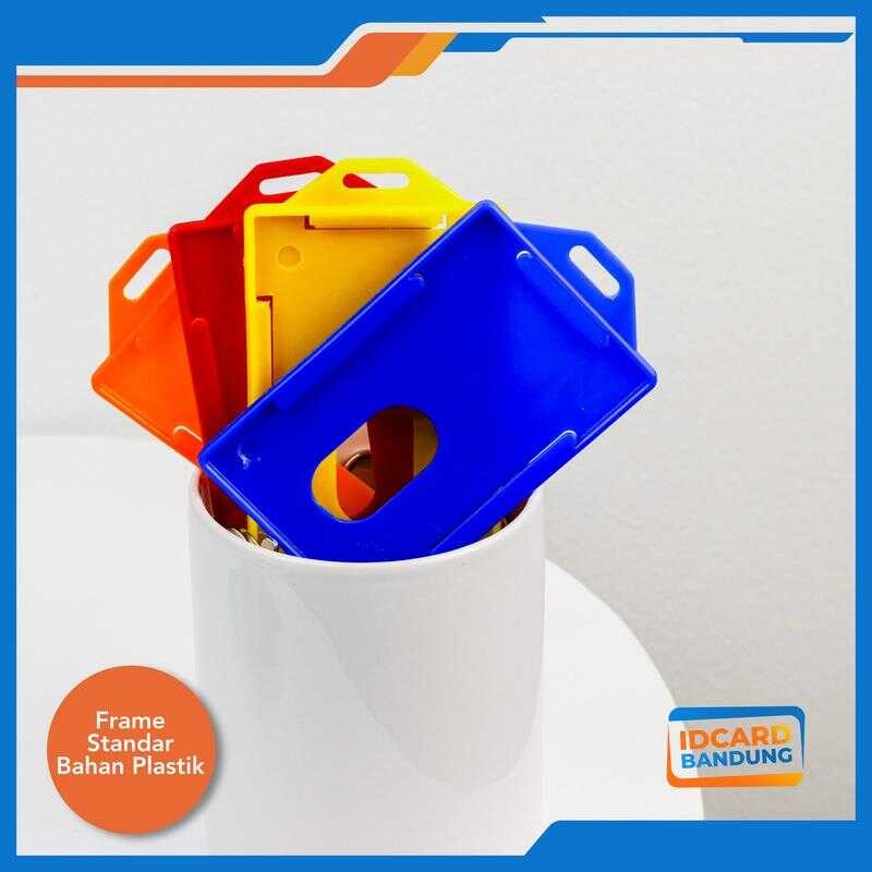 

Frame Casing Tempat ID Card Holder Plastik Mika Portrait