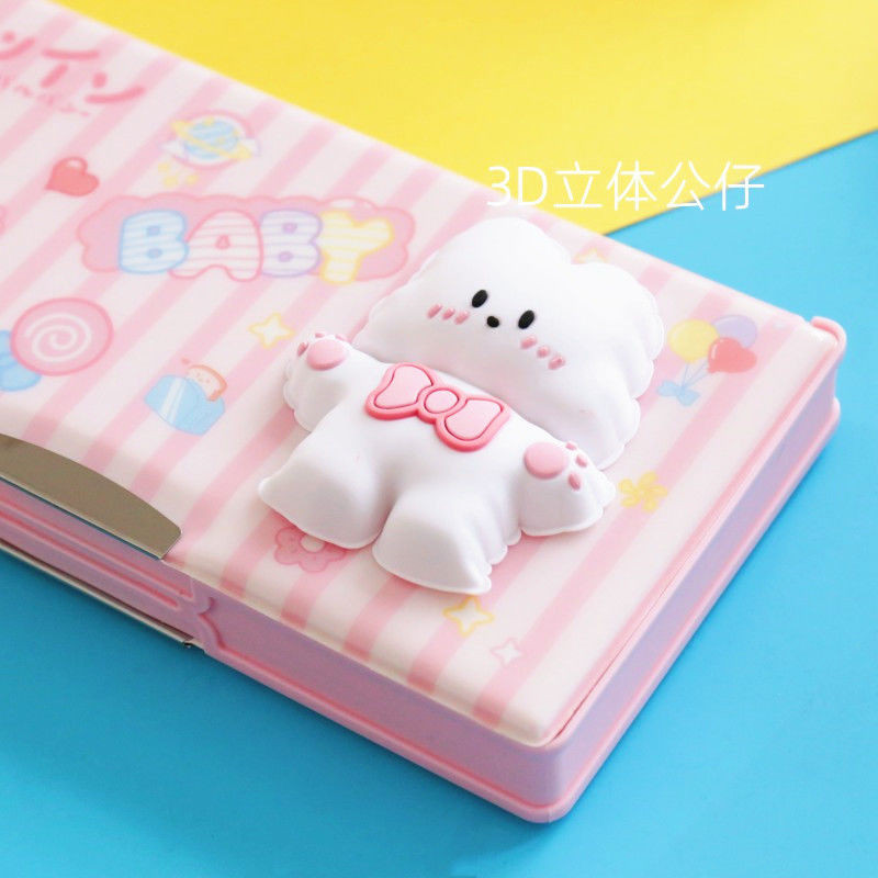 

Kotak Pensil Kartun Kapasitas Besar Siswa Sekolah Dasar 3D Tiga Dimensi untuk Kotak Pensil Plastik