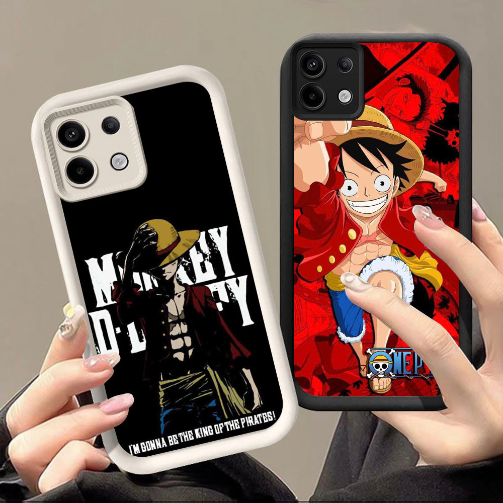 DF-88 Monkey D Luffy Luxury Soft Casing untuk Infinix 7 GT 20 Tecno POP 7 9 Spark GO 30C ITEL A80 P6