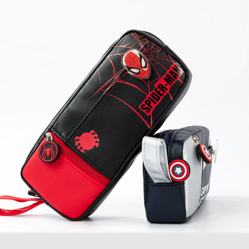 

Tempat Pensil Kartun Marvel Kapasitas Besar Tahan Kotor Alat Tulis Anak Laki-Laki Sekolah Dasar Tas Pensil Multi-Lapisan Bernilai Import