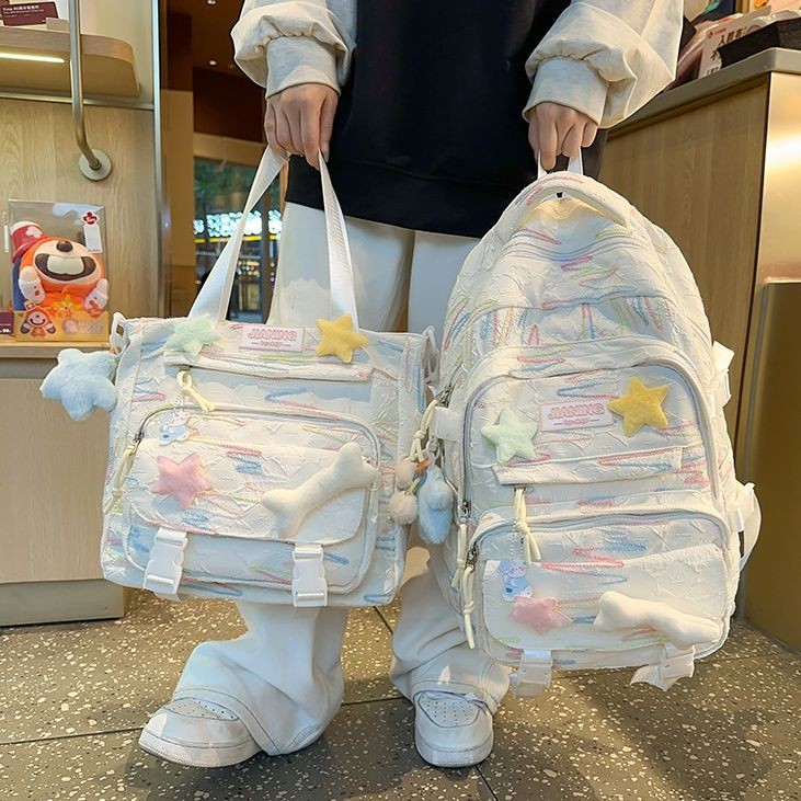 

High School Bag, High-value Primary School Student, Lightweight Girl Ins, Large Capacity Junior Hig