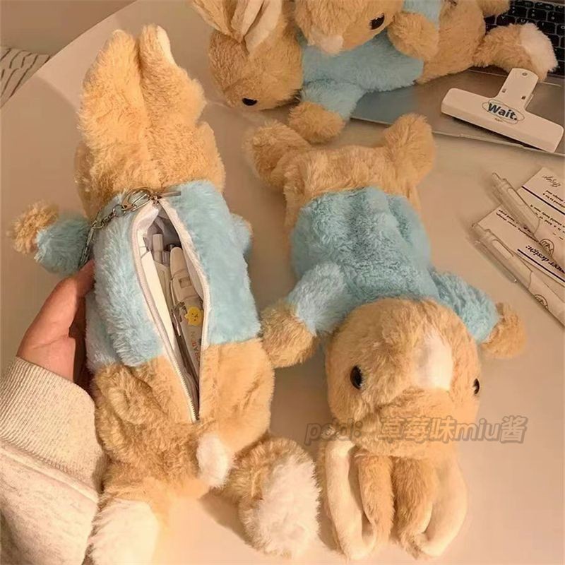 

Lucu Peter Cartoon Healing Doll Plush Doll Pencil Bag Penyimpanan Bag Penyimpanan Hewan Mahasiswa Kapasitas Besar