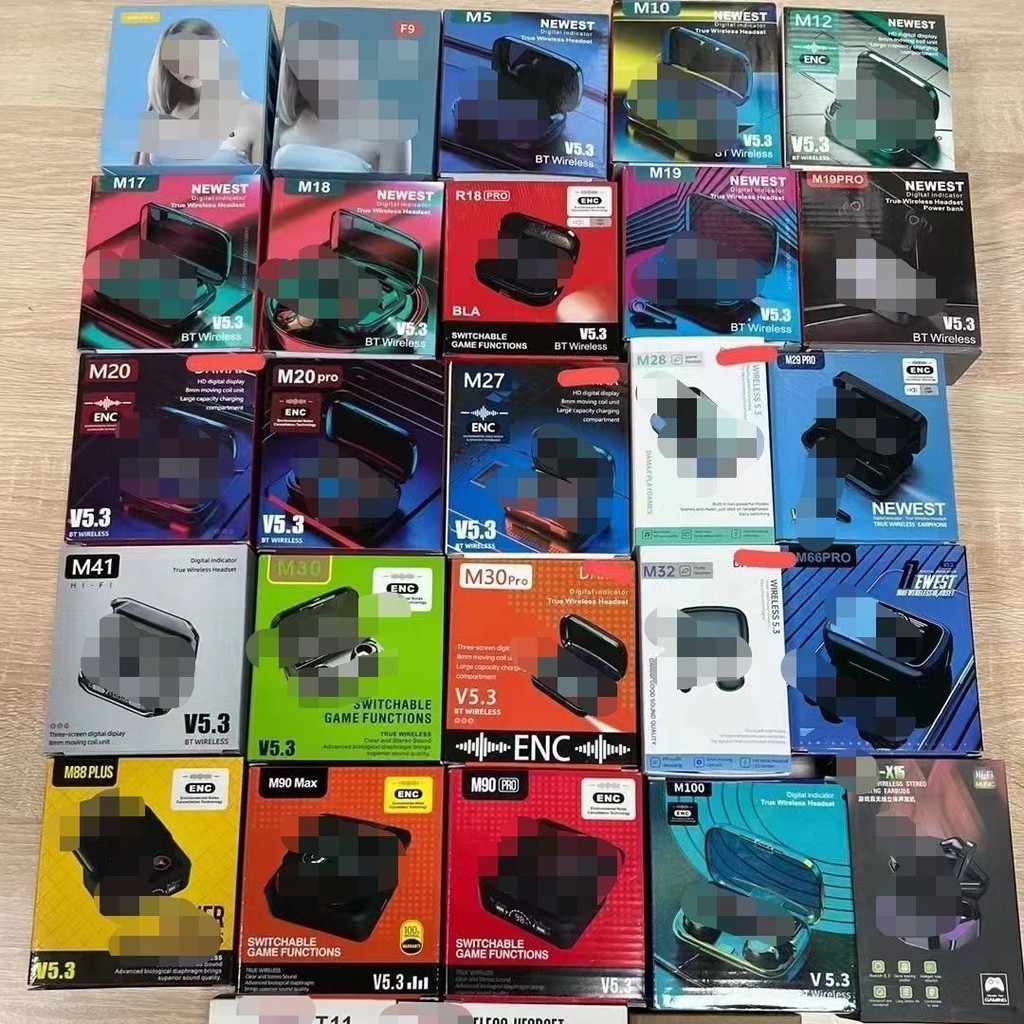 Headphone Bluetooth  F9M10M19M20M28M30M32M41M90T11M88 Wireless Bluetooth Earphones TWS