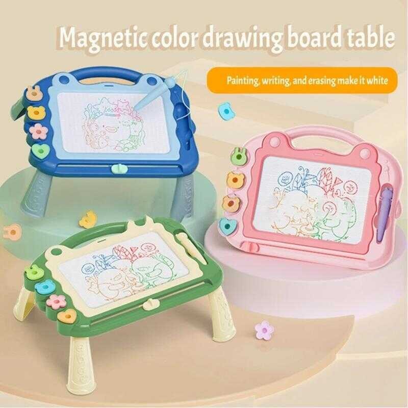 

Drawing Board Table Meja Belar Unicorn Magnetik Portable Lukisan Seni Mewarnai / Papan Tulis Gambar Anak Pelatihan Ibu