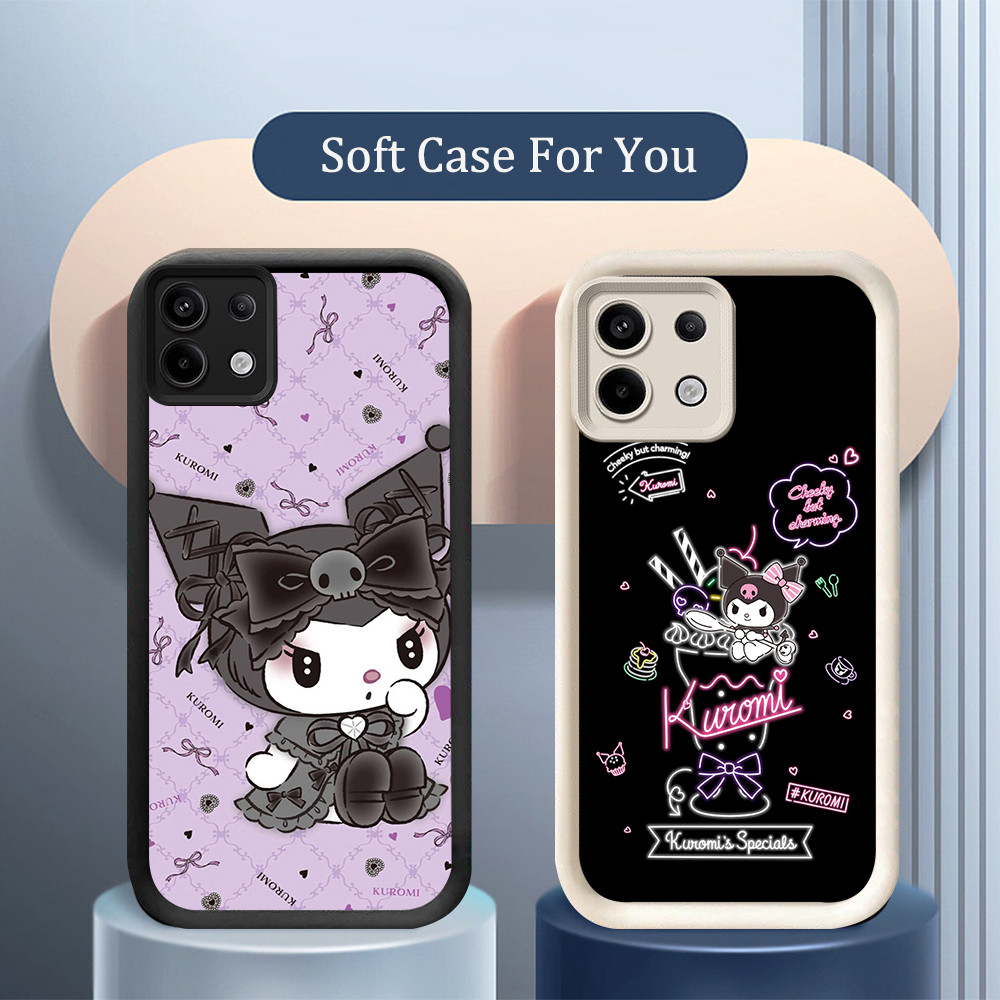 NB-37 Kuromi Shockproof Casing untuk Infinix 7 GT 20 Tecno POP 7 Spark GO ITEL A80 P65 Pro