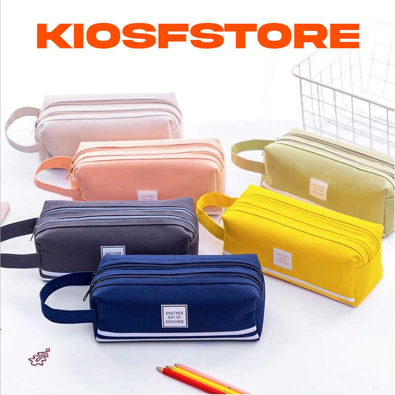 

MIMINIS - KOTAK PENSIL H561 DAN STATIONERY DUAL ZIPPER H561 DOMPET PENSIL 2 POUCH / DOMPET PENSIL 2 SISI