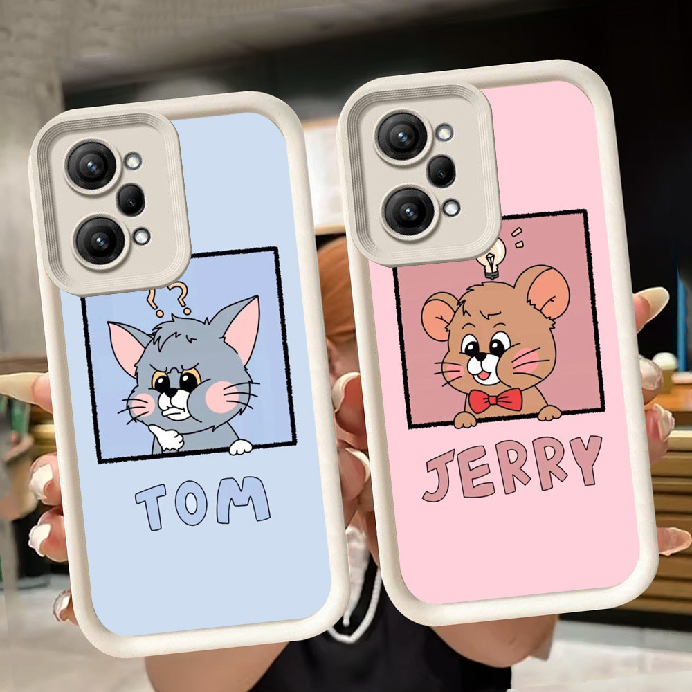 lembut Casing untuk Xiaomi POCO X5 F6 Redmi Note 14 F5 14T 12 Pro 5G Putih Q124 Mouse Cats