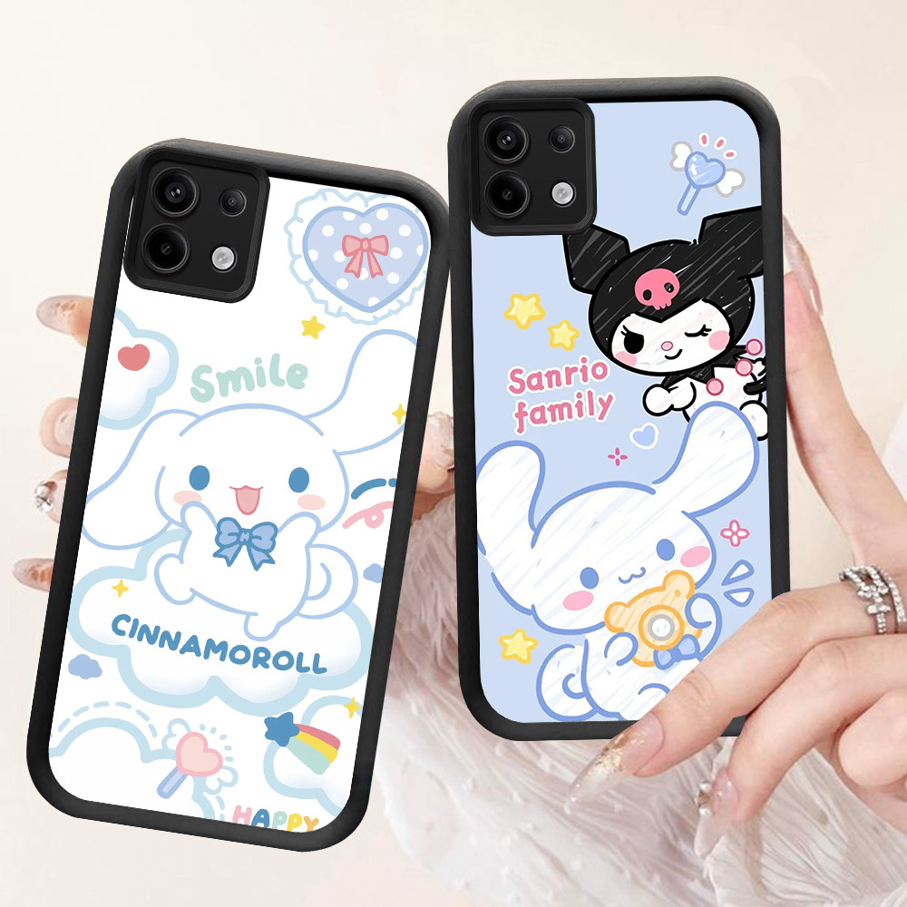 NA-18 Cinnamoroll Shockproof Casing untuk Infinix 7 GT 20 Tecno POP 7 Spark GO ITEL A80 P65 Pro