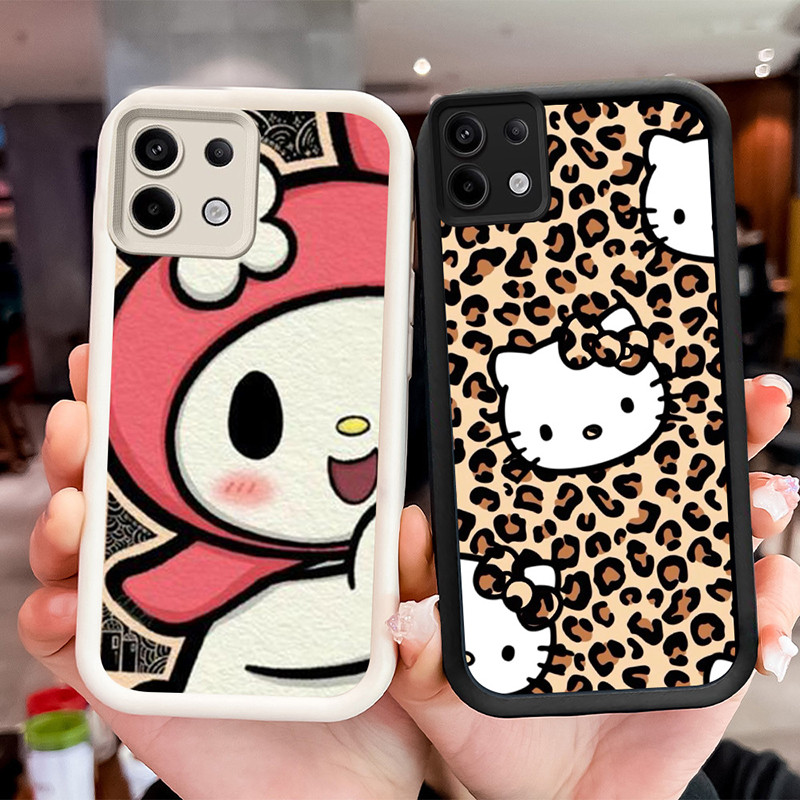Shockproof Casing untuk Infinix 7 GT 20 Tecno POP 7 Spark GO ITEL A80 P65 Pro WF18 Hello Kitty
