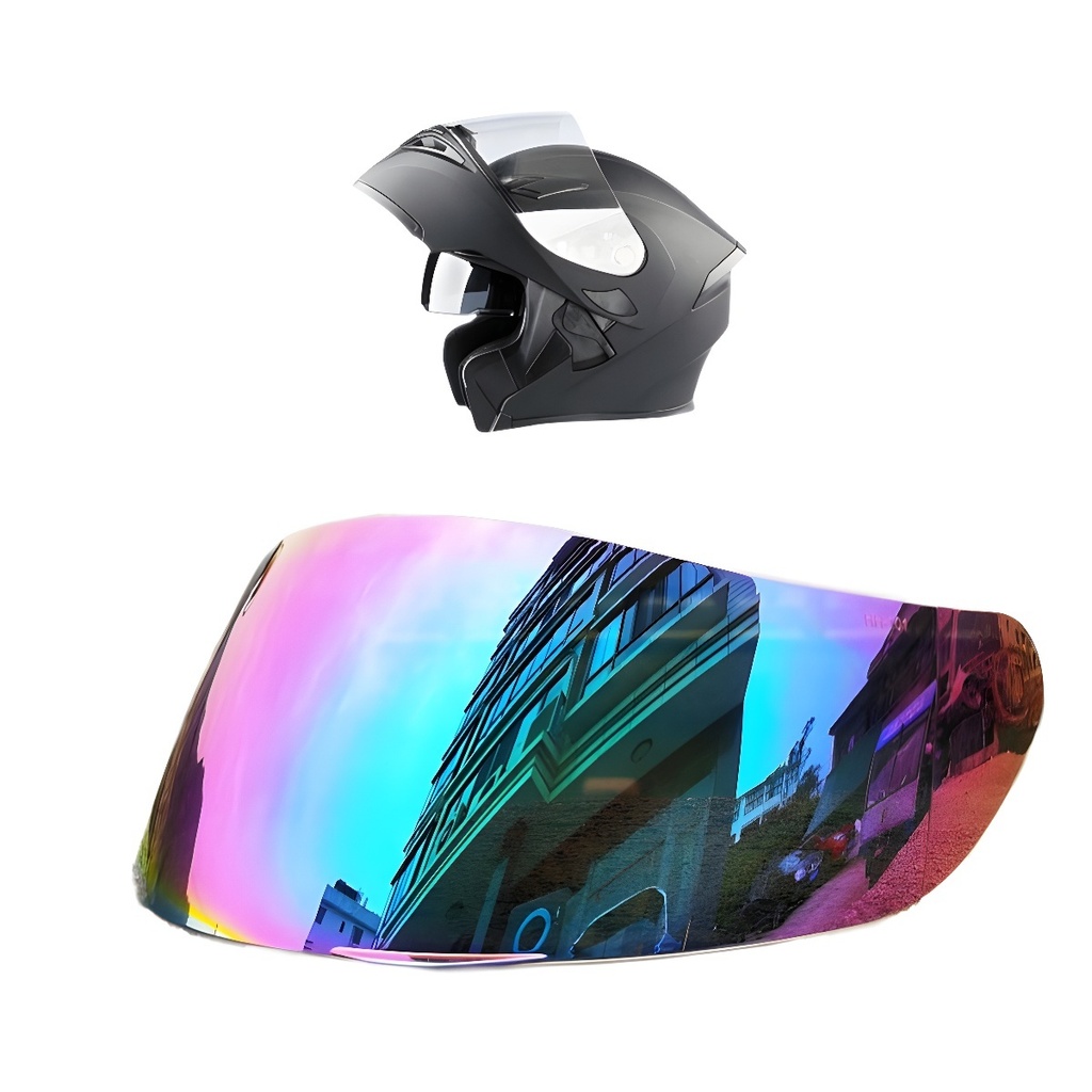 Helm dan Aksesoris Helm Sepeda Motor  Lensa helm eksklusif toko kami (tiga warna pilihan)