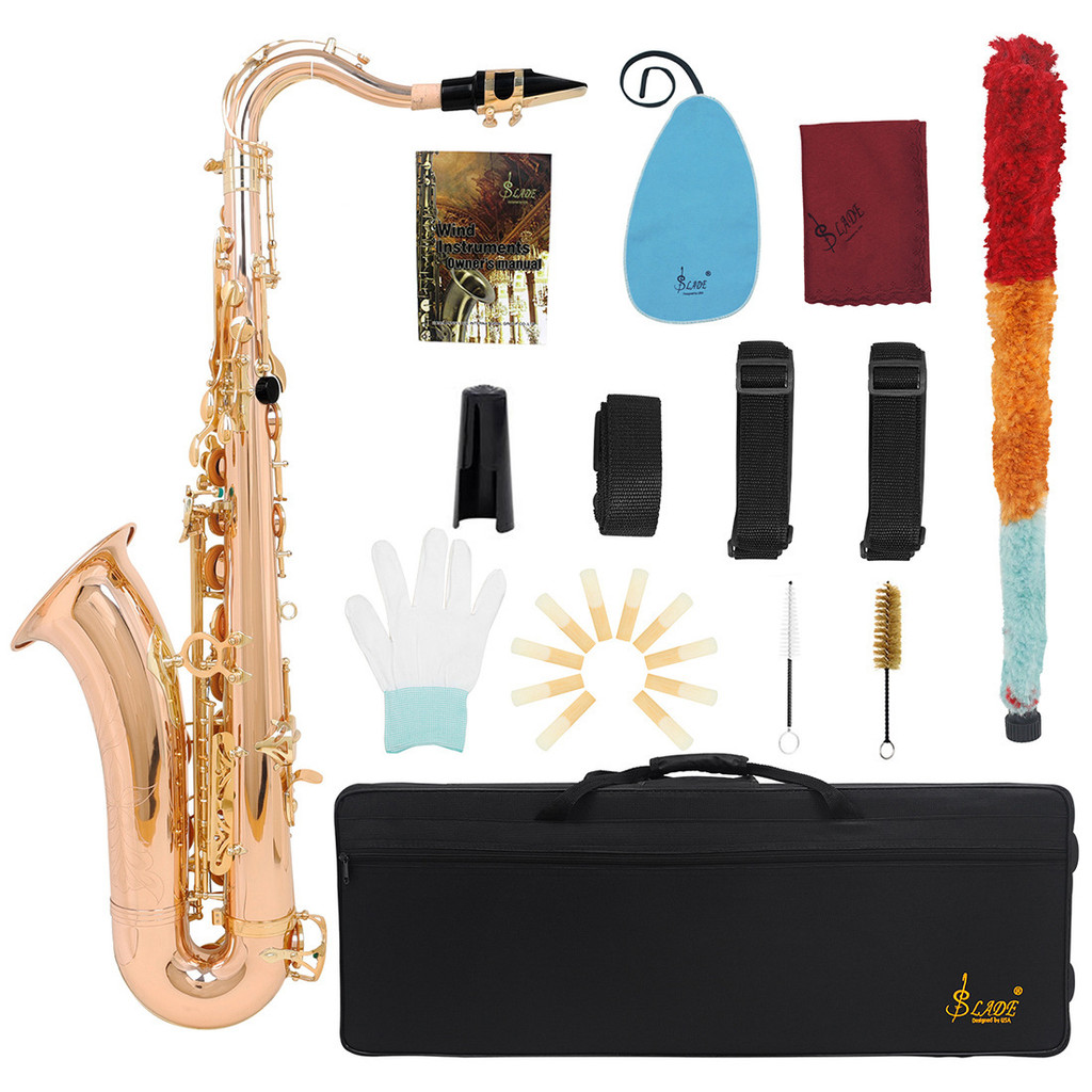 Alat Musik Tiup  LADE B-flat tenor hand carved abalone shell tube body band performance professional
