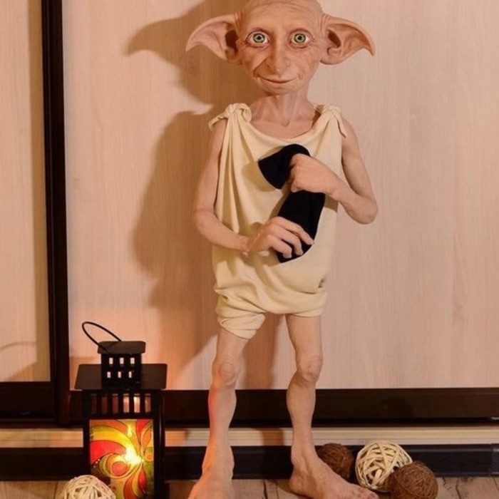 Topeng Wajah Mask  Halloween LaTex Harry Potter Wizarding World Dobby House Elf Mask Manusia