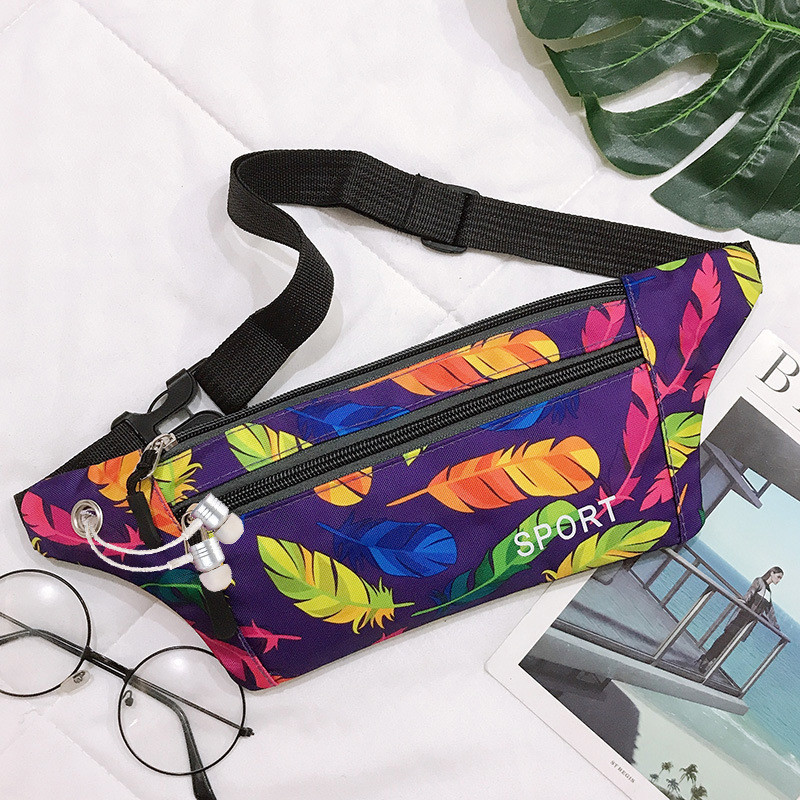 Tas Dada Pria / Wanita Pinggang Olahraga Ponsel Wanita Lari Pria Marathon Kebugaran Sabuk Tak Terlih