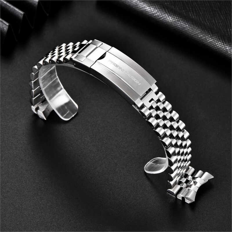 Original PAGANI DESIGN For PD1661,PD1662.PD1651 Watch 316L Stainless Steel Band Jubilee Bracele