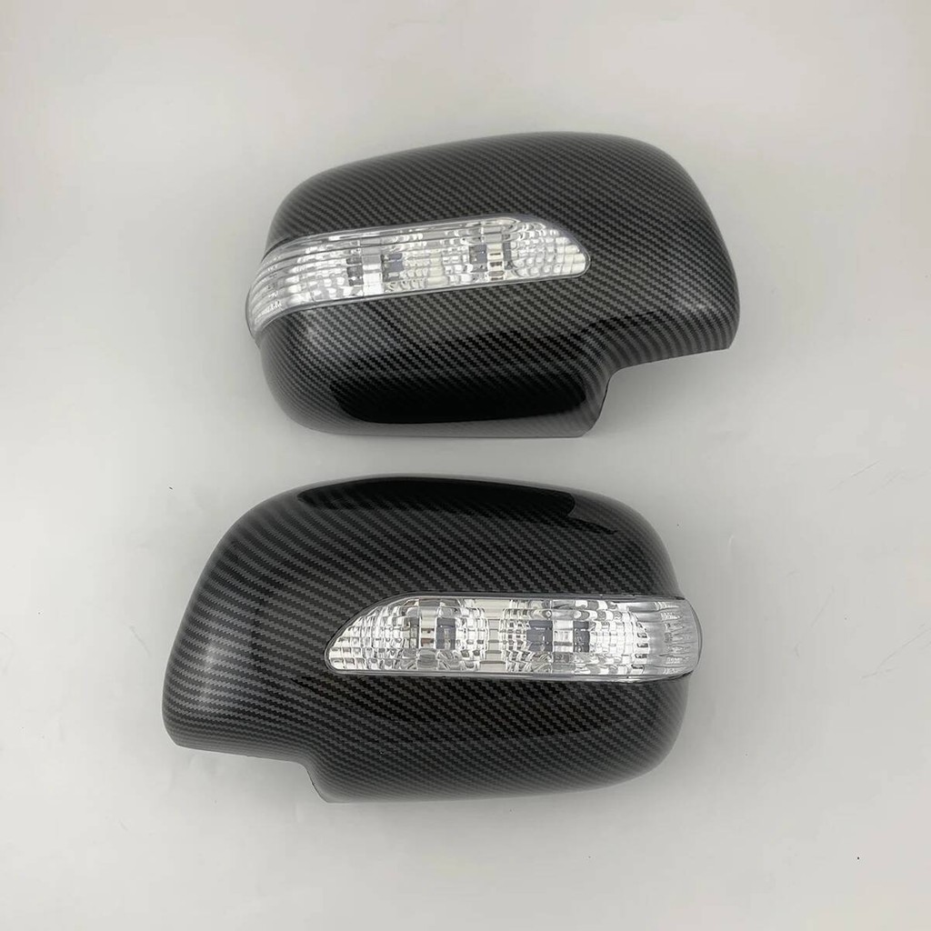 Aksesoris Spion Mobil Toyota Hilux Vigo Fortuner Innova 2006 - 2014 Sisi Karbon Hitam Gloss