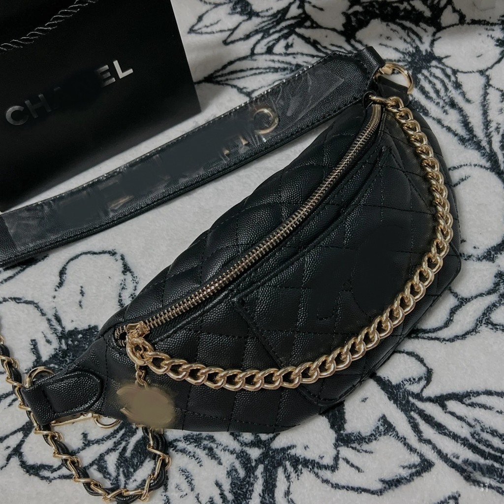 Tas Dada Pria / Wanita Penukaran Poin VIP Vintage Berlian Chanel Dada Gaya Sepatu Wanita Tas Pinggan