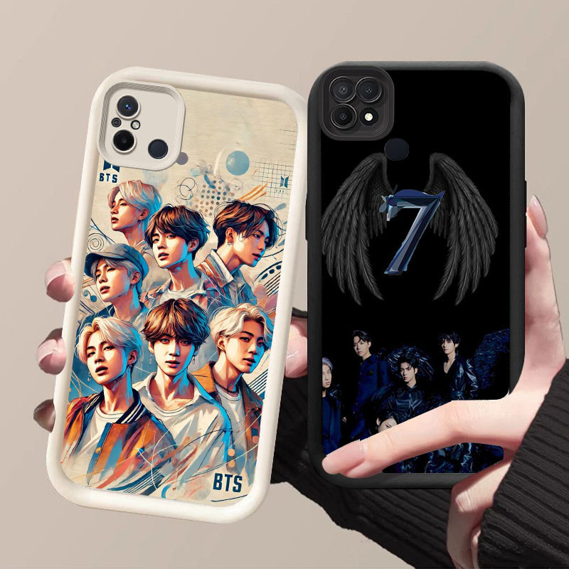 BK-4 BTS Sangat indah Casing untuk Xiaomi Redmi POCO C31 11A 10C 12C NFC 9C C55