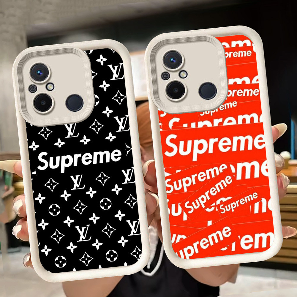 lembut Casing untuk Xiaomi Redmi Note POCO 9A C65 M4 M3 9T 12C C55 C71 F7 A1 A2 9C 10C A5 7 Pro Puti