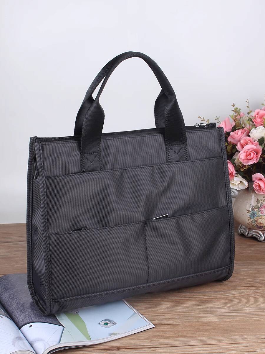 

M/Aimuge Genggam Dokumen A4 Kerja untuk Pria dan Wanita File Kantor Bisnis Tas Rapat Trendy