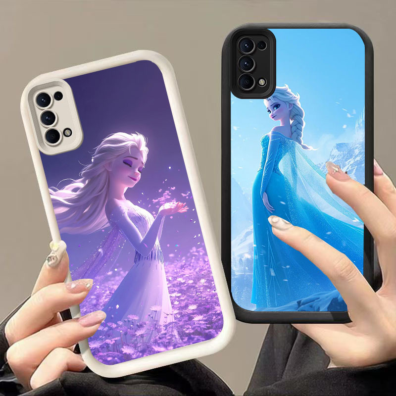 YZ-64 Elsa Sangat indah Casing untuk Realme OPPO Reno Find Narzo 4 C65 N63 X3 5 6 N53 Lite 5G