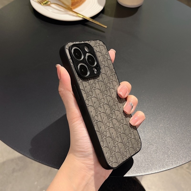 Dior's same Apple 15 vintage iPhone 14 promax, new 13 phone case, men's and women's luxury 11 high-e