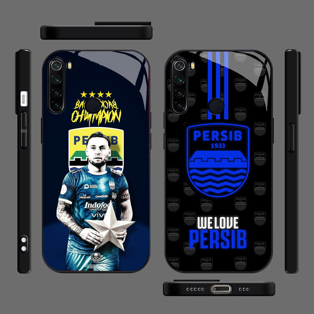 MK-90 PERSIB BANDUNG Liquid HD Glass Casing untuk Samsung A03S A71 M02S A02S A51