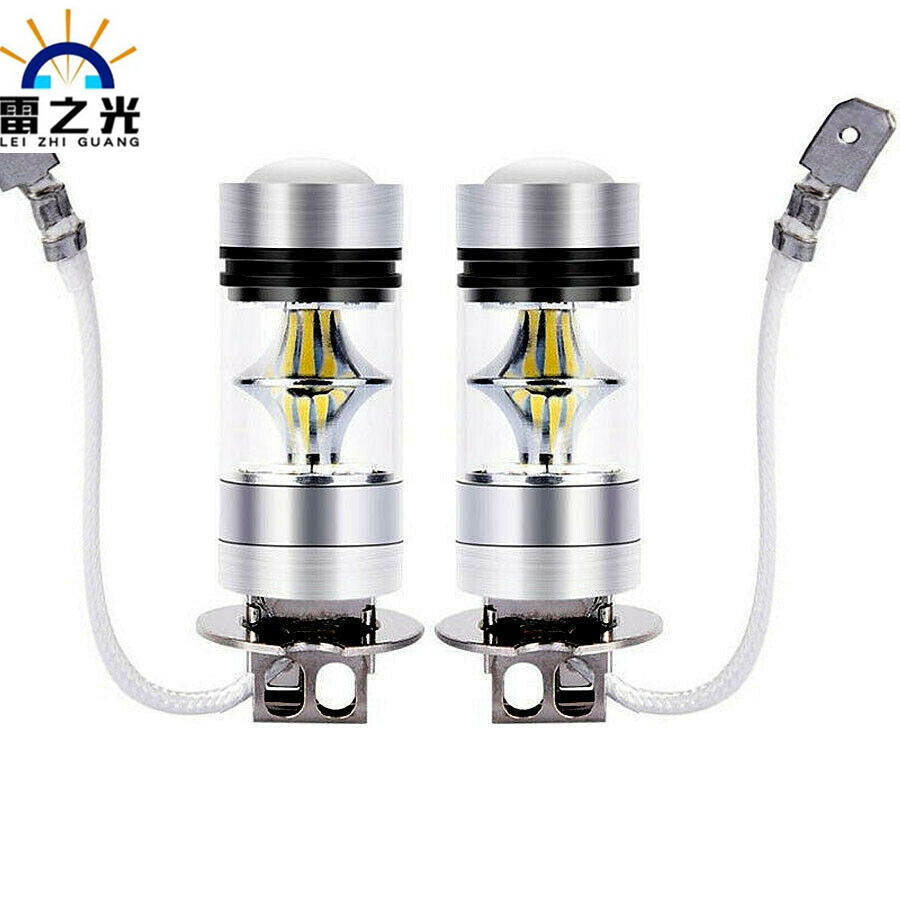 Lampu Kabut Fog Lamp Mobil  Lampu mobil kuasa tinggi, kabut LED, H3 20LED 100W, lampu depan sinar re