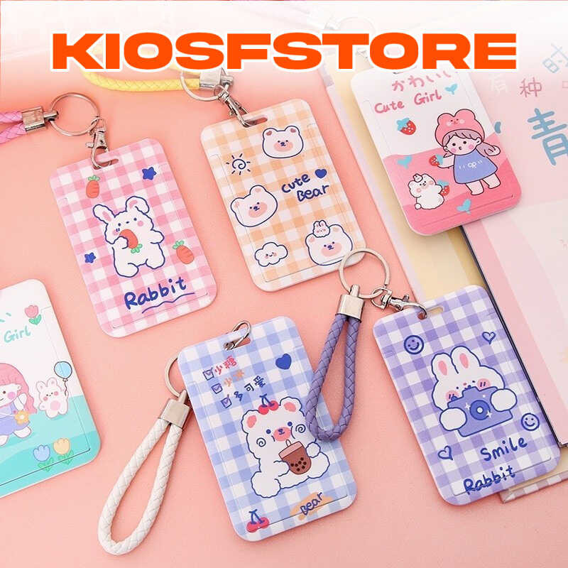 

KFS - ID CARD HOLDER MOTIF KARAKTER LUCU H617 TEMPAT KARTU PHOTOCARD PHOTO CARD FLOWER
