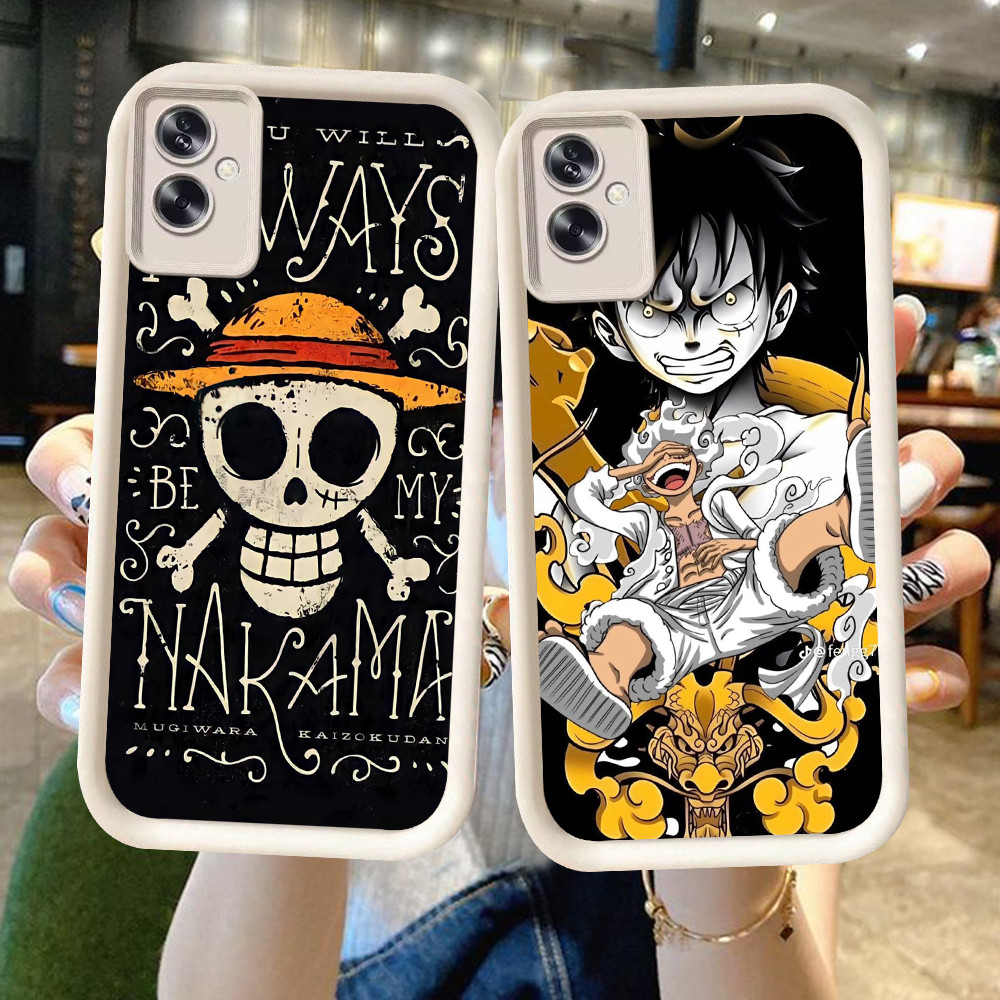 NA-59 Monkey D Luffy Shockproof Casing untuk OPPO A79 A3 A3X Realmeo C31 C35 Narz 50A Prime Pro