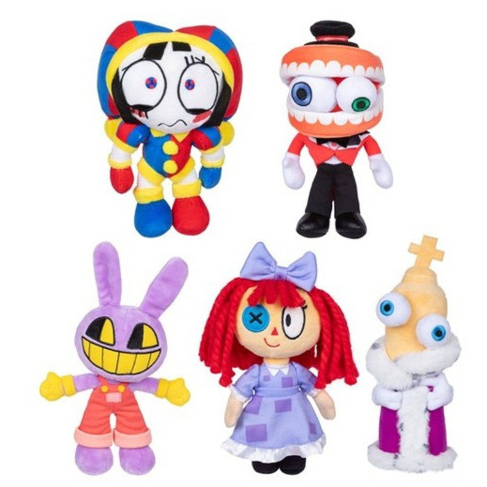 Boneka Terbaru Jax Pembantu Baru Angka Ajaib Sirkus 5 Boneka Mainan Hewan Isi Plush Import