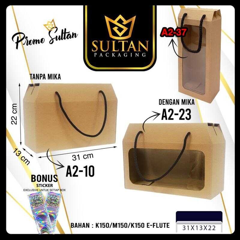 

Dus Serbaguna-Gable Box-Kotak Kue-Kotak Packaging Box Hampers - A2-20