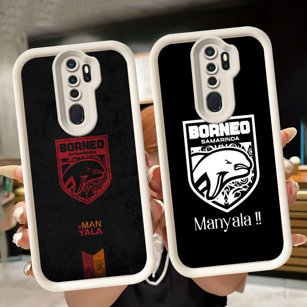 lembut Casing untuk OPPO Reno A37 A39 A5 2F A9 2020 2Z F11 A83 Pro Putih Q85 Borneo FC