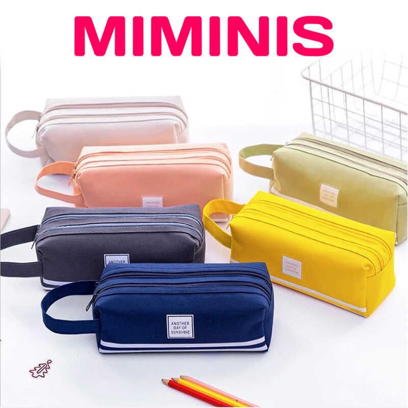 

MIMINIS - KOTAK PENSIL H561 DAN STATIONERY DUAL ZIPPER H561 DOMPET PENSIL 2 POUCH / DOMPET PENSIL 2 SISI