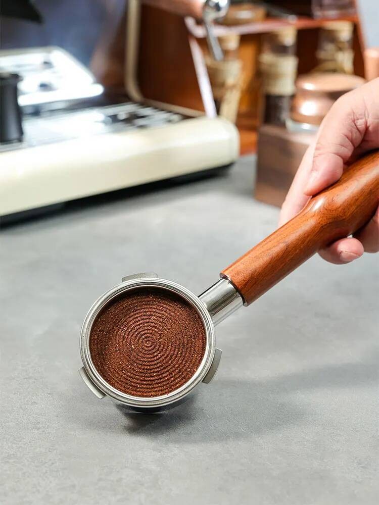 Portafilter Tanpa Dasar 58mm untuk HiBREW h10a/HiBREW h7, Keranjang Filter Pengganti Espresso