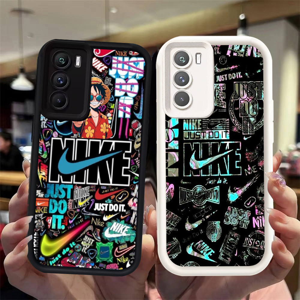 N84 Fashionable Art Silikon hitam putih Casing untuk OPPO A16 A54S A39 A37 A16S A83 Case