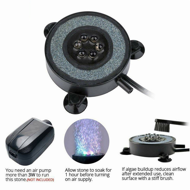 Lampu Akuarium  Tank ikan mendekati dekorasi dengan tujuh warna akvarium, menyelam LED, tangki ikan,