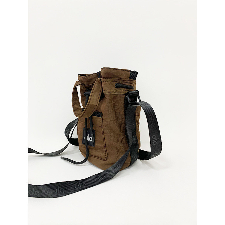 Tas Olahraga Alo  Alo kotak baldi yoga, olahraga biasa, yoga kecil wanita portable, kantong penyimpa