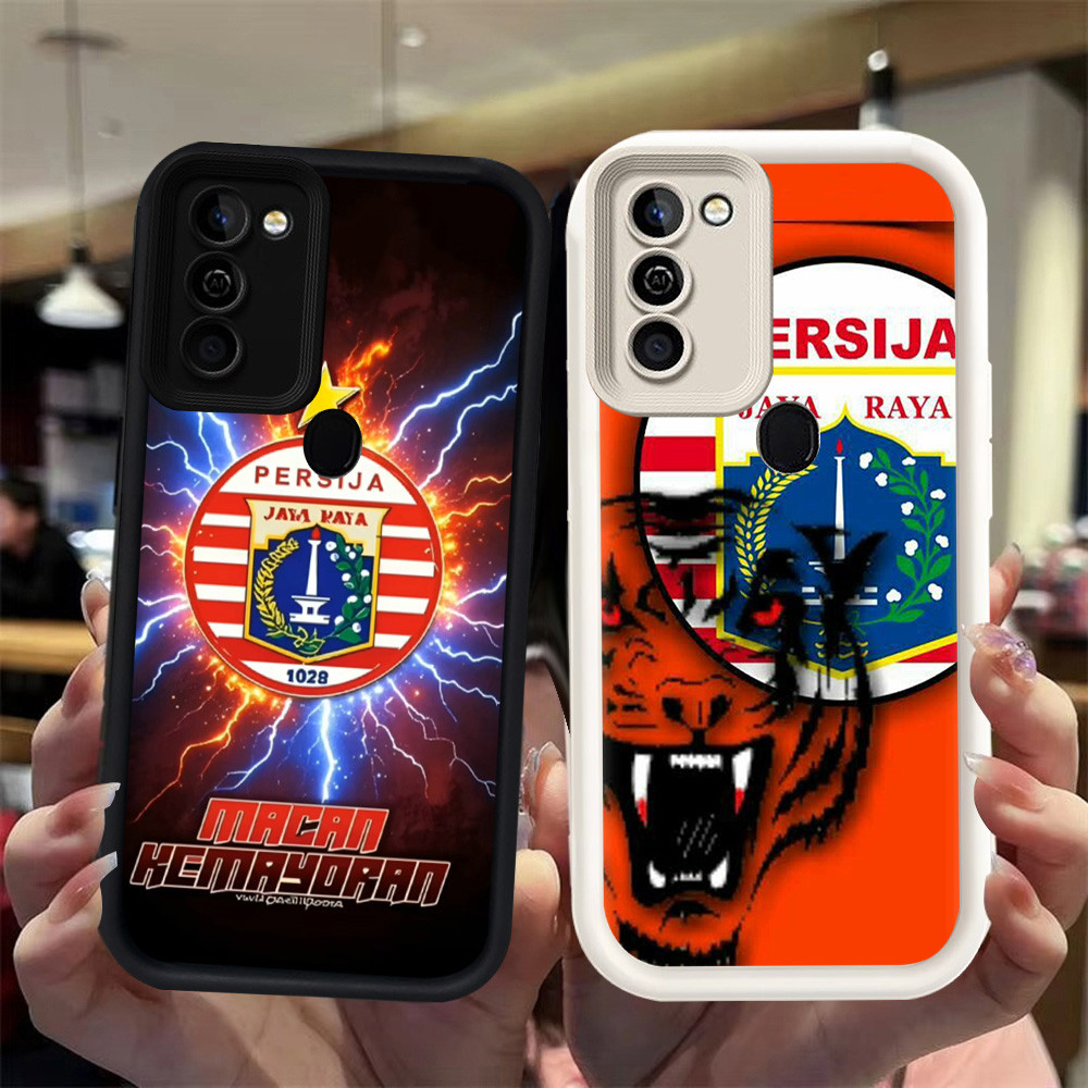 N110 Persija Silikon hitam putih Casing untuk Samsung A02 A11 M02S A21S A03S M02 A03 Core A02S A20S 
