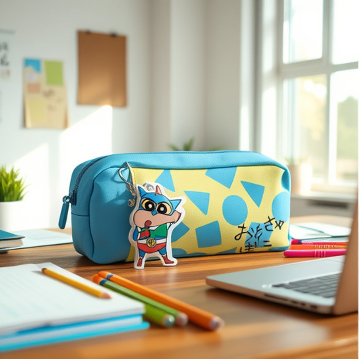 

Tempat Pensil Terbaru Kotak Kartun Kreatf Crayon Shn-chan untuk Tdur, Kapastas Besar, Tas Pensl Kanvas dengan Rtsletng, Alat Tuls Import