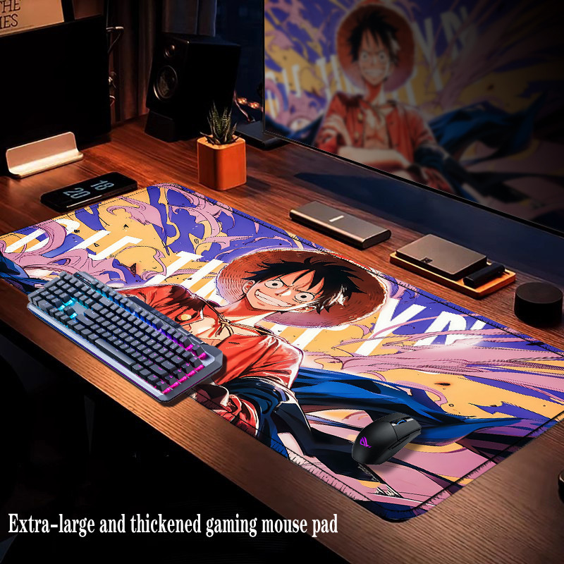 Naruto aesthetic bantalan mouse pad karet besar aesthetic anime custom lebar gaming mousepad 80x30 c
