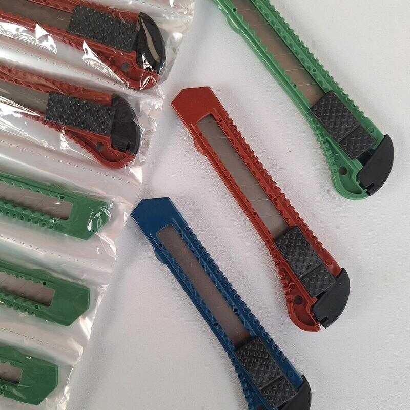 

12 Pcs Cutter DOP Tahan Karat/Pisau Cutter/Pisau Ukir/Silet/Cutter Potong/Alat Potong