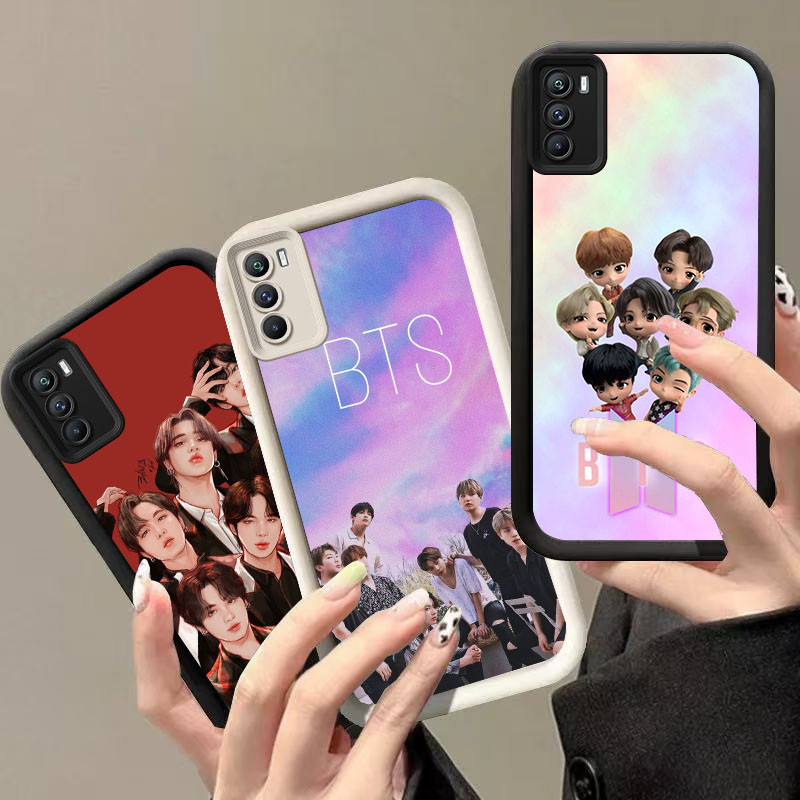 BK-5 BTS Shockproof Casing untuk OPPO A16 A16s A53 A54S A33 A53S A11S Realme 7I C75 C17