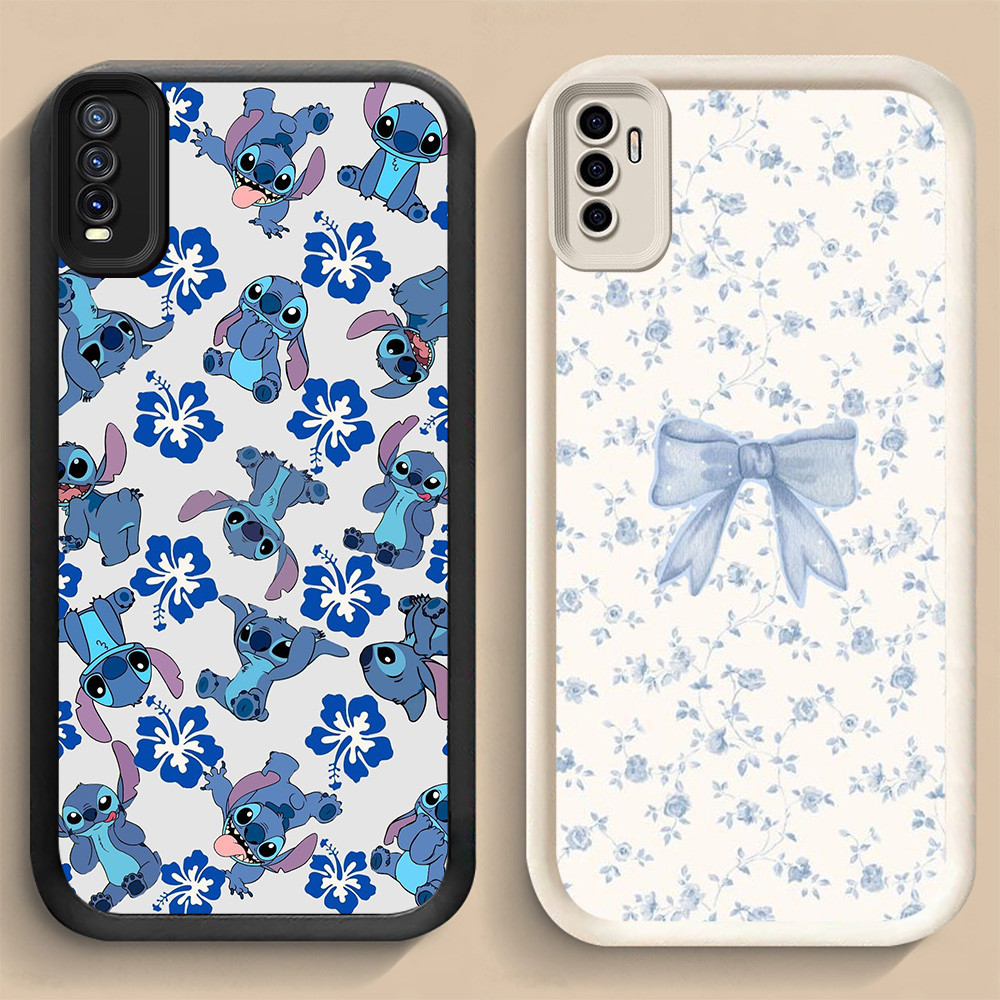 LF-47 stitch Cute Shockproof Casing untuk VIVO Y20 Y20i Y11S S1 Y20S Y12S Pro