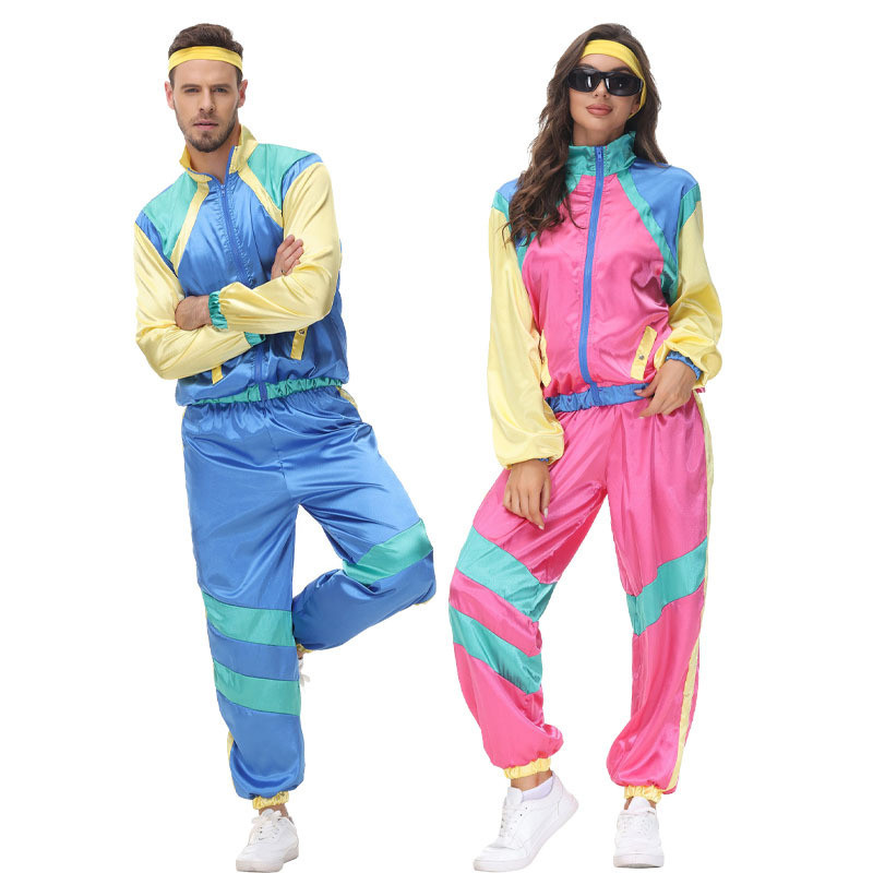 Baju Dance Hip Hop Jazz Disko Pria dan Halloween Kostum Cosplay Tari Wanita Dewasa Hip Hop Street Da