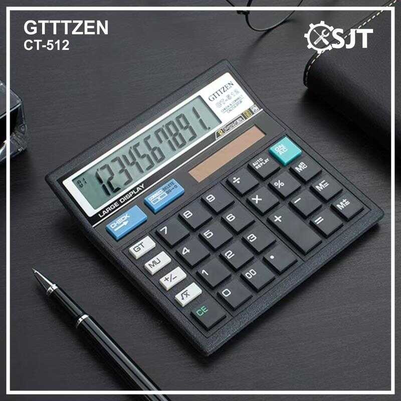 

SJT - Kalkulator 12 Digit GTTTZEN CT-512 Calculator Check Dual 2 Power