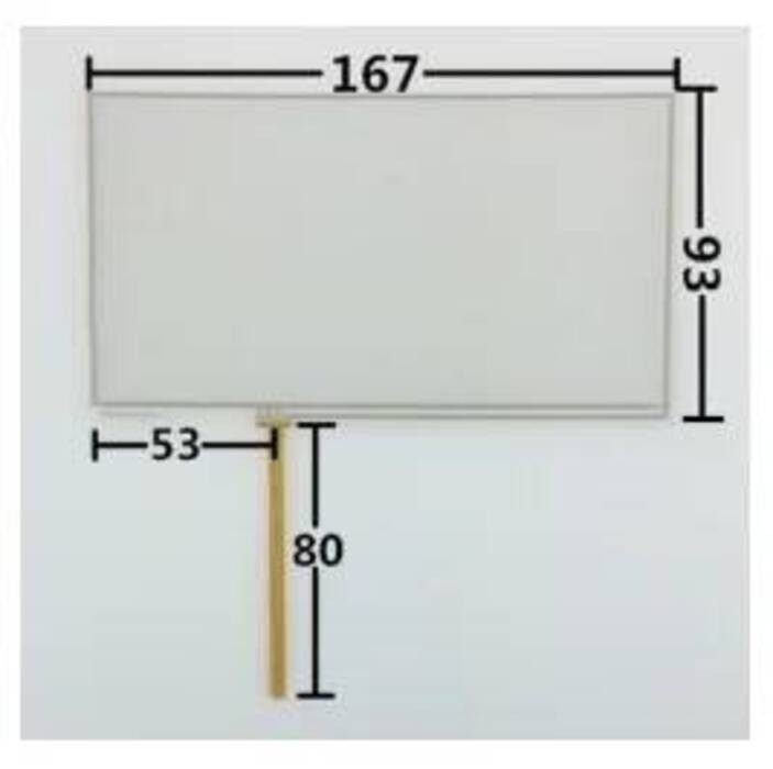10pcs/lot baru 7 inci 167MM*93MM GPS mobil DVD layar sentuh hanritten ance 167*93 mm 167MM*93MM