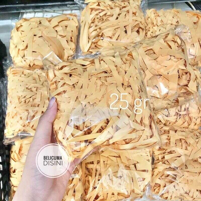 

( 25 GR ) TERMURAH SHREDDED PAPER KERTAS CACAH SERUT KAWUL / ISI GIFT BOX FILLER