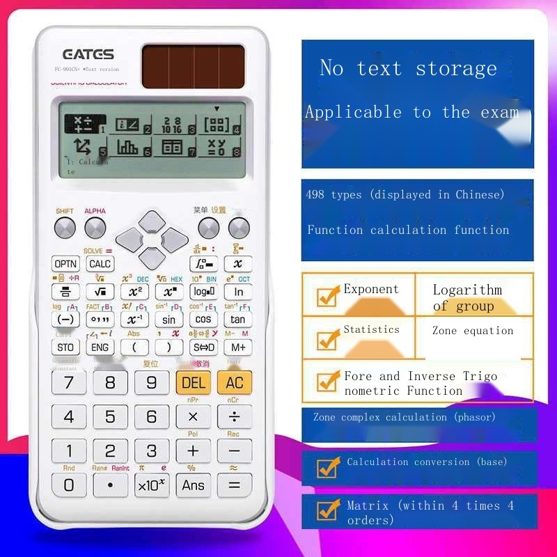

Scientific Calculator Special Multifunction Function For High School Students FC991CN College Stude